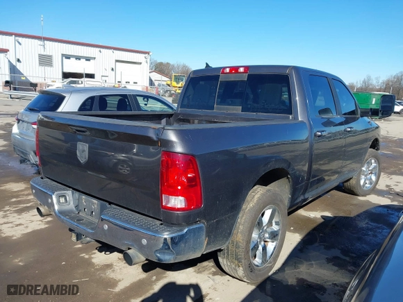 2017 Ram 1500 Big Horn with VIN 1C6RR7LM6HS880424, listed as a IAAI auction lot 41434716 with 105,153 mi miles. Bid and sale history available at carsss.com. Image 4.
