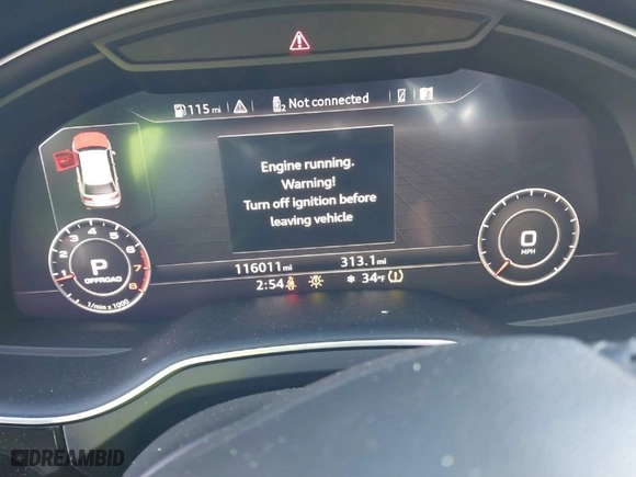 2017 Audi Q7 Prestige with VIN WA1VABF76HD046837, listed as a IAAI auction lot 41467499 with 116,011 mi miles. Bid and sale history available at carsss.com. Image 7.