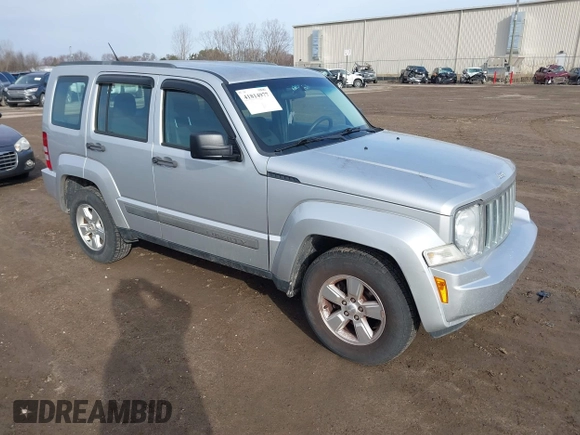 2012 Jeep Liberty Sport with VIN 1C4PJMAKXCW133658, listed as a IAAI auction lot 41814977 with 128,328 mi miles and . Bid and sale history available at carsss.com. Image 1.