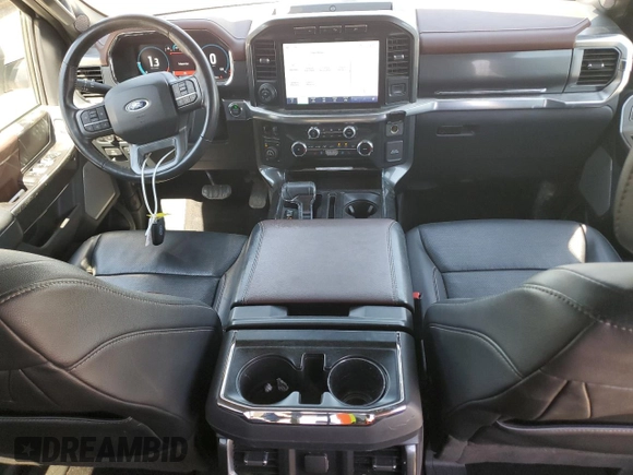 2022 Ford F-150 XL with VIN 1FTFW1E80NFC14794, listed as a Copart auction lot 48410145 with 50,925 mi miles and Salvage Title. Bid and sale history available at carsss.com. Image 8.