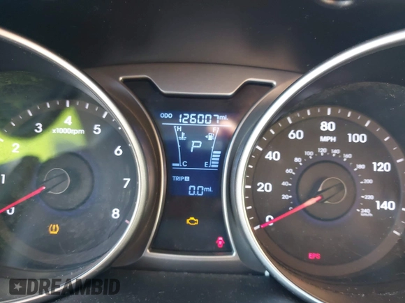 2012 Hyundai Veloster w/Gray Int z VIN KMHTC6AD6CU050886, wystawiony jako IAAI lot #42088918 z przebiegiem 126 007 mil mil oraz . Historia ofert i sprzedaży dostępna na DreamBid. Obrazek 7.