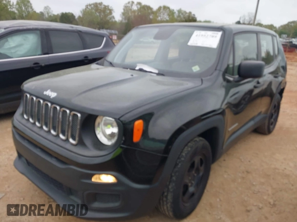2018 Jeep Renegade Sport with VIN ZACCJAAB9JPG81478, listed as a IAAI auction lot 41952789 with 154,768 mi miles and . Bid and sale history available at DreamBid. Image 2.