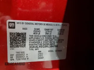 2024 GMC Terrain AT4 с VIN 3GKALYEG3RL164766, выставлен на аукционе Copart как лот 45088655 с пробегом 15 333 миль миль и Списание • Salvage title. История ставок и продаж доступна на DreamBid. Изображение 14.