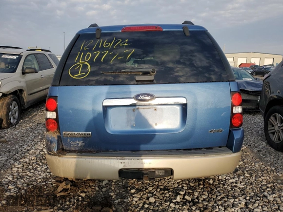 2009 Ford Explorer Eddie Bauer with VIN 1FMEU74E99UA40085, listed as a Copart auction lot 86391294 with 233,008 mi miles and Salvage title. Bid and sale history available at DreamBid. Image 6.
