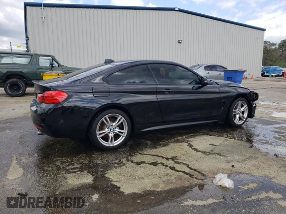 2015 BMW 4 Series 435i xDrive with VIN WBA3R5C57FK371612, listed as a Copart auction lot 49127135 with 75,823 mi miles and Salvage title. Bid and sale history available at DreamBid. Image 3.