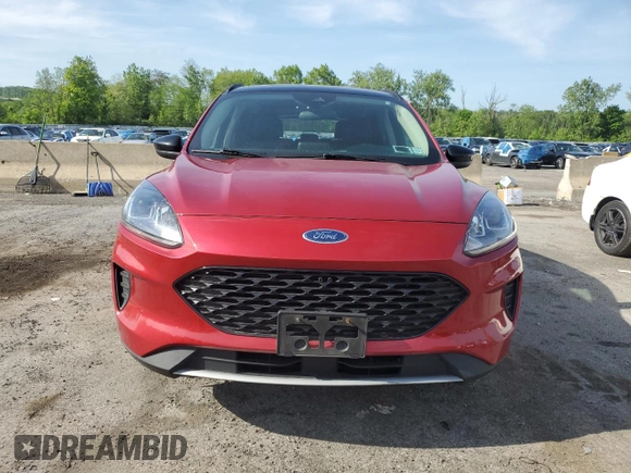 2020 Ford Escape SE Sport Hybrid with VIN 1FMCU9BZ4LUB54527, listed as a Copart auction lot 57207305 with 76,628 mi miles and Salvage title. Bid and sale history available at DreamBid. Image 5.