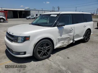 2014 Ford Flex SEL z VIN 2FMGK5C81EBD32005, wystawiony jako Copart lot #59376295 z przebiegiem 88 946 mil mil oraz Szkoda całkowita • Salvage title. Historia ofert i sprzedaży dostępna na DreamBid. Obrazek 1.