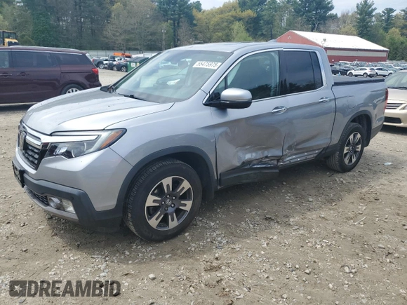 2018 Honda Ridgeline RTL-E z VIN 5FPYK3F73JB003780, wystawiony jako Copart lot #55475975 z przebiegiem 49 511 mil mil oraz Szkoda całkowita • Salvage title. Historia ofert i sprzedaży dostępna na DreamBid. Obrazek 1.