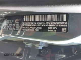 2017 Jeep Renegade Sport with VIN ZACCJAAB0HPG17503, listed as a IAAI auction lot 41968513 with 113,903 mi miles and . Bid and sale history available at DreamBid. Image 9.