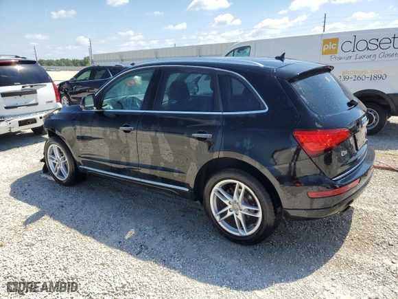 2015 Audi Q5 Premium Plus with VIN WA1LFBFPXFA103998, listed as a Copart auction lot 52132464 with 206,549 mi miles and Salvage Title. Bid and sale history available at carsss.com. Image 2.
