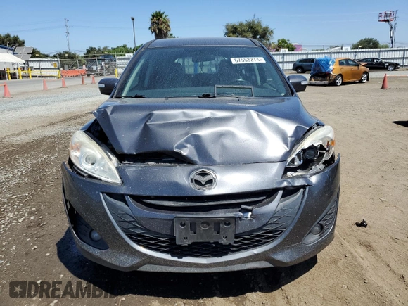 2015 Mazda 5 Touring with VIN JM1CW2CL2F0188459, listed as a Copart auction lot 67553274 with 185,581 mi miles and Salvage Title. Bid and sale history available at DreamBid. Image 5.