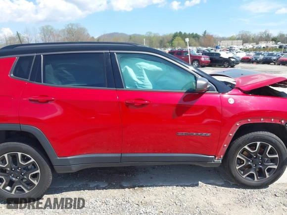 2021 Jeep Compass Trailhawk с VIN 3C4NJDDB5MT591117, выставлен на аукционе IAAI как лот 41965127 с пробегом Не указан миль и . История ставок и продаж доступна на DreamBid. Изображение 12.
