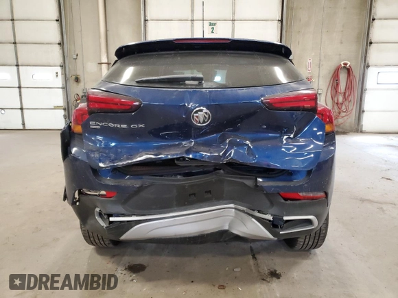 2022 Buick Encore GX Select with VIN KL4MMESL5NB134034, listed as a Copart auction lot 52597855 with 4,820 mi miles and Salvage title. Bid and sale history available at DreamBid. Image 6.