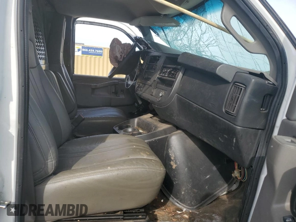 2017 Chevrolet Express Cargo with VIN 1GCWGAFF4H1351037, listed as a Copart auction lot 43127665 with Not Provided miles and Non Repairable. Bid and sale history available at DreamBid. Image 7.