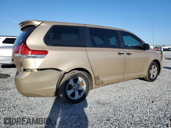2011 Toyota Sienna with VIN 5TDZK3DC9BS061970, listed as a Copart auction lot 48081325 with 159,865 mi miles and Salvage Title. Bid and sale history available at carsss.com. Image 3.