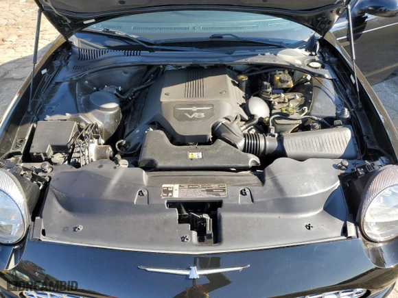 2005 Ford Thunderbird Deluxe with VIN 1FAHP60A75Y102405, listed as a Copart auction lot 83210124 with 190,525 mi miles and Clean Title. Bid and sale history available at carsss.com. Image 11.