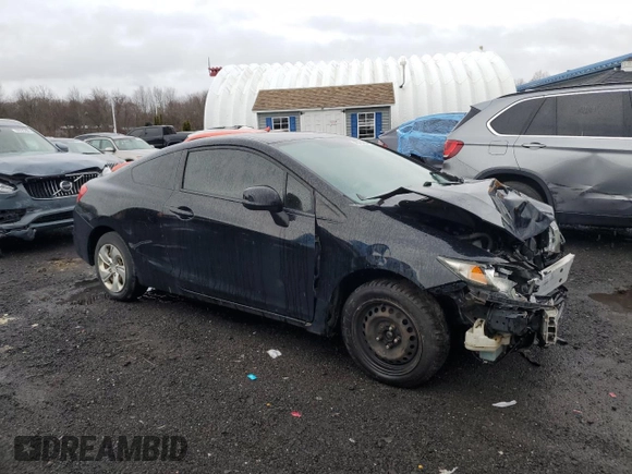 2013 Honda Civic Cpe LX with VIN 2HGFG3B57DH513135, listed as a Copart auction lot 45701564 with 276,418 mi miles and Salvage Title. Bid and sale history available at carsss.com. Image 4.