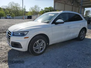 2018 Audi Q5 Premium with VIN WA1ANAFY8J2004645, listed as a Copart auction lot 52393465 with 128,601 mi miles and Clean Title. Bid and sale history available at carsss.com. Image 1.