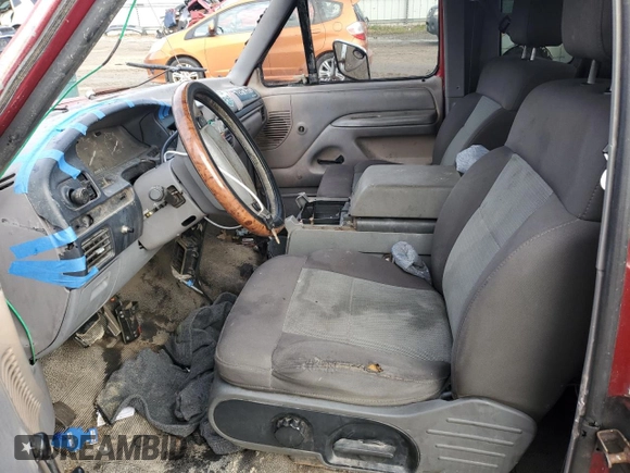 1996 Ford F-250 with VIN 1FTHX26F4TEB46656, listed as a Copart auction lot 87945225 with 0 mi miles and Salvage Title. Bid and sale history available at carsss.com. Image 7.