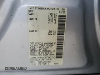 2016 Nissan Altima S z VIN 1N4AL3AP9GN370200, wystawiony jako Copart lot #53754555 z przebiegiem 94 699 mil mil oraz Szkoda całkowita • Salvage title. Historia ofert i sprzedaży dostępna na DreamBid. Obrazek 12.