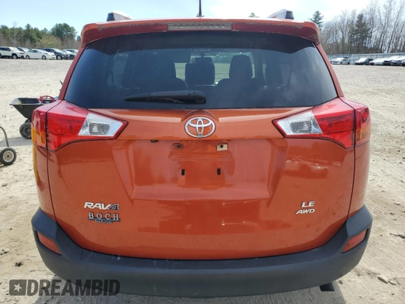 2015 Toyota RAV4 LE with VIN JTMBFREV7FJ042720, listed as a Copart auction lot 53850165 with 110,980 mi miles and Clean Title. Bid and sale history available at carsss.com. Image 6.