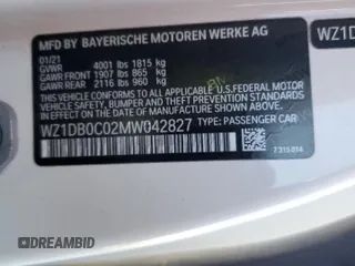 2021 Toyota Supra 3.0 с VIN WZ1DB0C02MW042827, выставлен на аукционе Copart как лот 81323404 с пробегом 35 466 миль миль и Списание • Salvage title. История ставок и продаж доступна на DreamBid. Изображение 15.