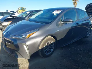 2022 Toyota Prius L Eco with VIN JTDKAMFUON3182683, listed as a IAAI auction lot 41818975 with 23,278 mi miles. Bid and sale history available at carsss.com. Image 18.