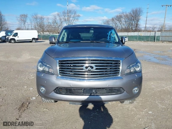 2014 Infiniti QX80 with VIN JN8AZ2NE1E9066820, listed as a IAAI auction lot 41806522 with NaN miles. Bid and sale history available at carsss.com. Image 12.