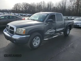 2005 Dodge Dakota Laramie with VIN 1D7HW58N25S204671, listed as a Copart auction lot 83838314 with 122,540 mi miles and Salvage Title. Bid and sale history available at DreamBid. Image 1.