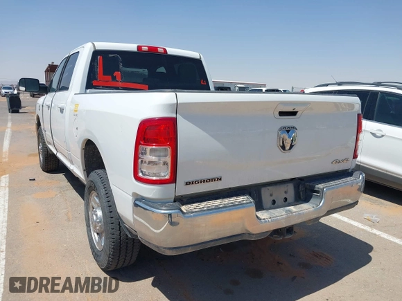 2022 Ram 2500 Big Horn with VIN 3C6UR5DLXNG321501, listed as a IAAI auction lot 41976205 with 59,479 mi miles. Bid and sale history available at carsss.com. Image 3.