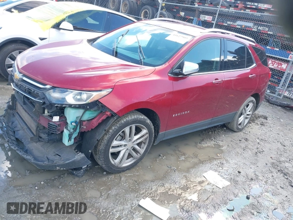 2019 Chevrolet Equinox Premier with VIN 2GNAXYEX2K6276346, listed as a IAAI auction lot 41627909 with 118,134 mi miles. Bid and sale history available at carsss.com. Image 18.