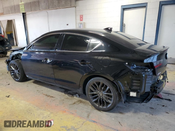 2022 Acura ILX w/Premium/A-Spec Package with VIN 19UDE2F8XNA006760, listed as a Copart auction lot 88901075 with 35,625 mi miles and Salvage Title. Bid and sale history available at carsss.com. Image 2.