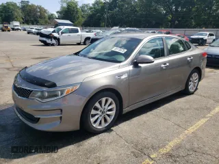 2016 Kia Optima EX with VIN 5XXGU4L37GG008489, listed as a Copart auction lot 59175375 with 79,603 mi miles and Salvage title. Bid and sale history available at DreamBid. Image 1.