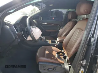2018 Audi Q5 Premium with VIN WA1ANAFY8J2020313, listed as a Copart auction lot 54078575 with 76,133 mi miles and Salvage Title. Bid and sale history available at DreamBid. Image 7.
