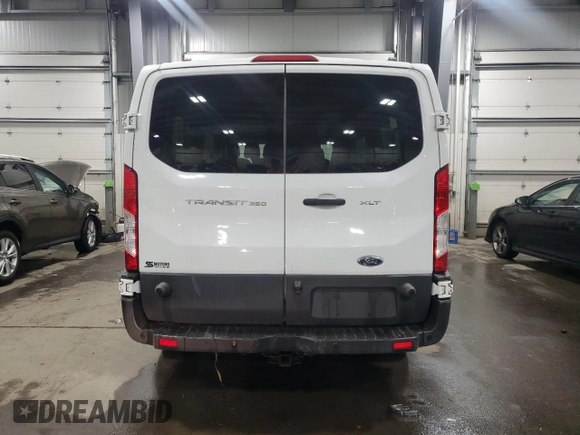 2017 Ford Transit XL with VIN 1FBZX2YM9HKA94759, listed as a Copart auction lot 87866205 with 132,278 mi miles and Salvage Title. Bid and sale history available at DreamBid. Image 6.