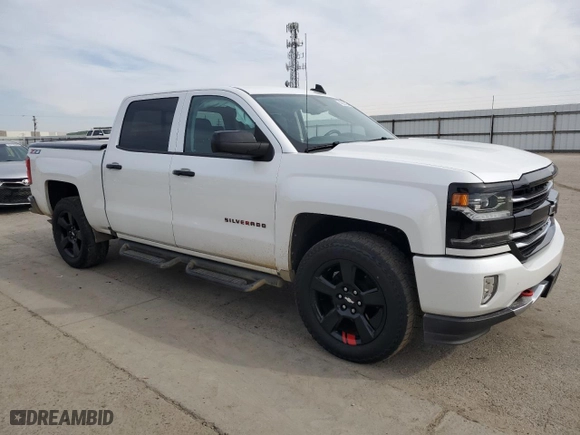 2018 Chevrolet Silverado 1500 LTZ with VIN 3GCUKSEC6JG551377, listed as a Copart auction lot 45609255 with 62,480 mi miles and Salvage Title. Bid and sale history available at carsss.com. Image 4.