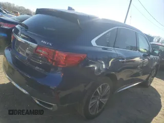 2019 Acura MDX Technology with VIN 5J8YD4H54KL033987, listed as a Copart auction lot 44529105 with 59,097 mi miles and Salvage title. Bid and sale history available at DreamBid. Image 3.