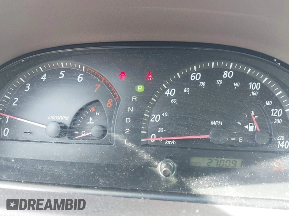 2002 Toyota Camry LE z VIN JTDBE32KX20111362, wystawiony jako IAAI lot #41820475 z przebiegiem 270 091 mil mil oraz . Historia ofert i sprzedaży dostępna na DreamBid. Obrazek 7.