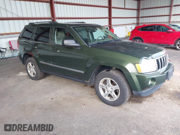 2006 Jeep Grand Cherokee Limited with VIN 1J8HR58NX6C296845, listed as a IAAI auction lot 41930202 with 179,285 mi miles. Bid and sale history available at carsss.com. Image 1.