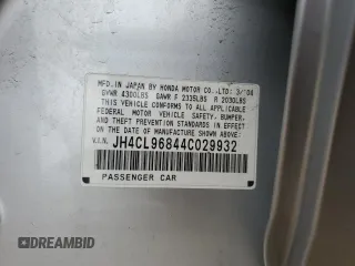 2004 Acura TSX z VIN JH4CL96844C029932, wystawiony jako Copart lot #53518865 z przebiegiem 86 408 mil mil oraz Szkoda całkowita • Salvage title. Historia ofert i sprzedaży dostępna na DreamBid. Obrazek 14.