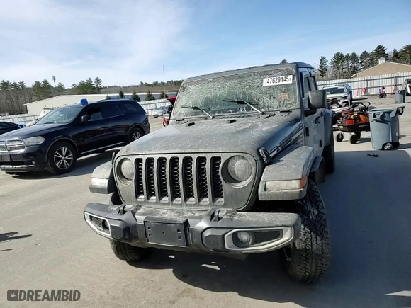 2020 Jeep Gladiator Altitude with VIN 1C6HJTAG6LL217169, listed as a Copart auction lot 47629145 with 43,475 mi miles and Salvage Title. Bid and sale history available at carsss.com. Image 11.