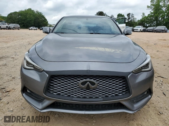 2018 Infiniti Q60 Luxe with VIN JN1CV7EK9JM200535, listed as a Copart auction lot 54583145 with 44,048 mi miles and Salvage Title. Bid and sale history available at carsss.com. Image 5.