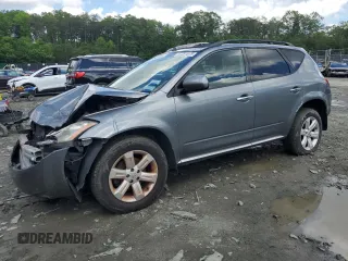 2007 Nissan Murano SL z VIN JN8AZ08W47W645765, wystawiony jako Copart lot #57351075 z przebiegiem 158 467 mil mil oraz Szkoda całkowita • Salvage title. Historia ofert i sprzedaży dostępna na DreamBid. Obrazek 1.
