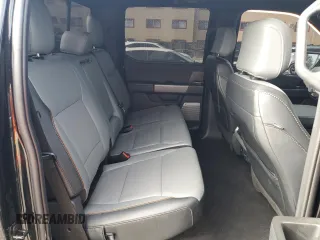 2024 Ford F-150 Lightning Lariat with VIN 1FT6W5L7XRWG09251, listed as a Copart auction lot 59702915 with 6,338 mi miles and Non repairable. Bid and sale history available at DreamBid. Image 10.