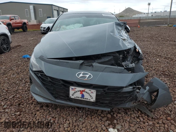 2023 Hyundai Elantra SEL with VIN KMHLS4AG6PU418488, listed as a Copart auction lot 48909984 with 10,249 mi miles and Salvage Title. Bid and sale history available at DreamBid. Image 5.