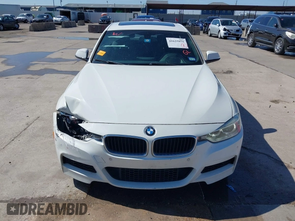 2013 BMW 3 Series 328i with VIN WBA3A5C5XDF353389, listed as a IAAI auction lot 41625851 with 153,522 mi miles. Bid and sale history available at carsss.com. Image 12.