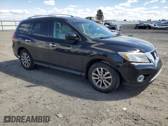 2015 Nissan Pathfinder Platinum with VIN 5N1AR2MN7FC650877, listed as a Copart auction lot 54963045 with 125,646 mi miles and Clean Title. Bid and sale history available at DreamBid. Image 4.