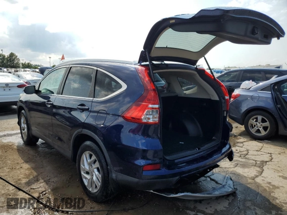 2015 Honda CR-V EX-L with VIN 5J6RM4H70FL064335, listed as a Copart auction lot 62815244 with 104,396 mi miles and Salvage Title. Bid and sale history available at carsss.com. Image 2.