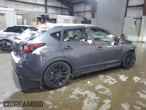 2024 Subaru Impreza RS with VIN JF1GUHHC7R8860434, listed as a Copart auction lot 41838645 with 3,350 mi miles and Salvage Title. Bid and sale history available at carsss.com. Image 3.