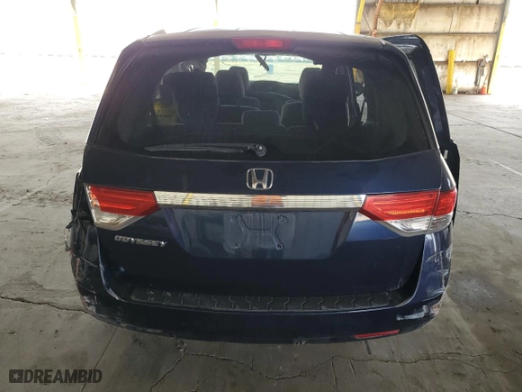 2016 Honda Odyssey LX with VIN 5FNRL5H26GB136369, listed as a Copart auction lot 51800515 with 126,782 mi miles and Salvage Title. Bid and sale history available at carsss.com. Image 6.